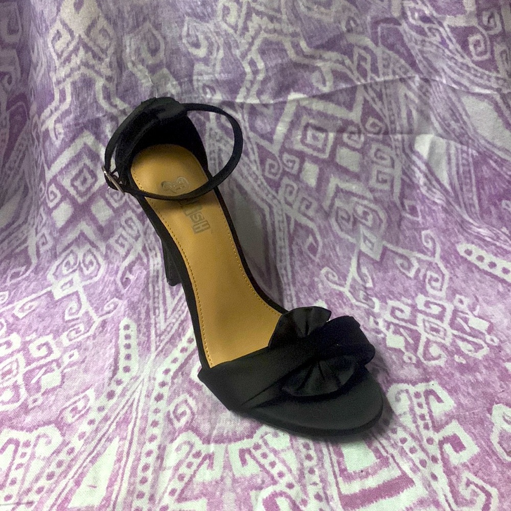 Black Stiletto Heel Size 7